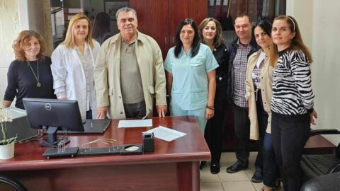 Προσφορά από το μικροβιολογικό εργαστήριο “Βιοχώρος” στο Κέντρο Υγείας Λάρισας